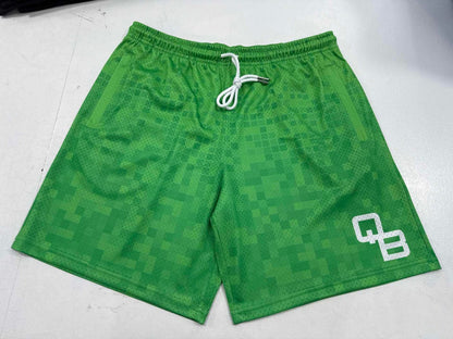 Green Matrix Shorts
