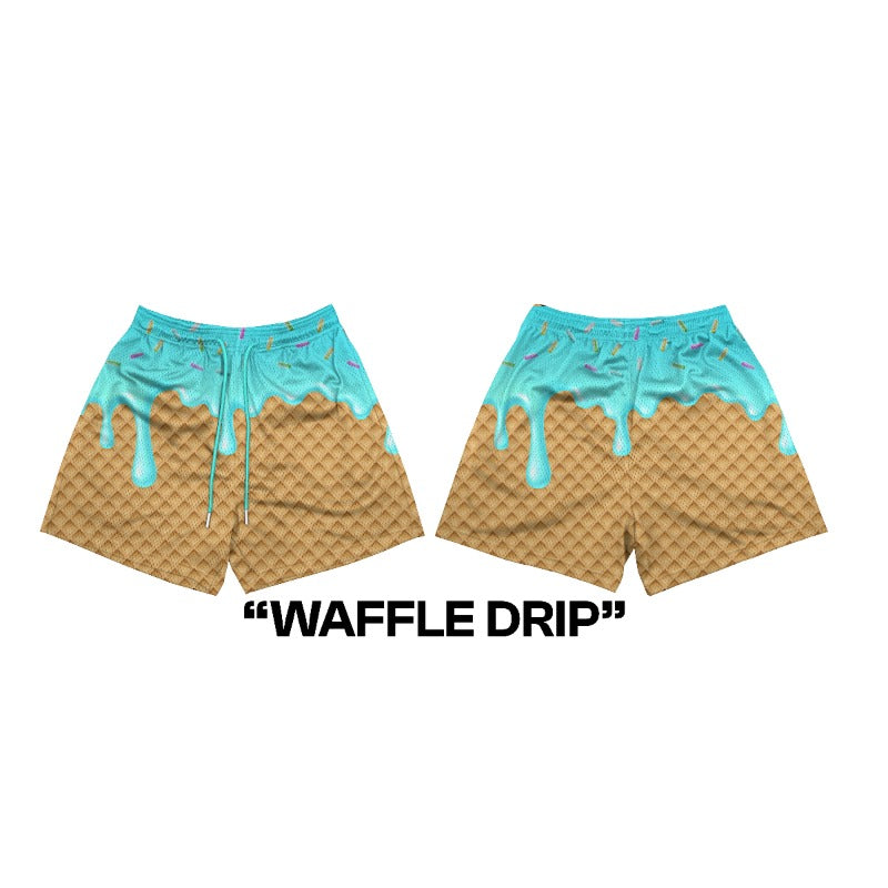 Waffle Drip Shorts